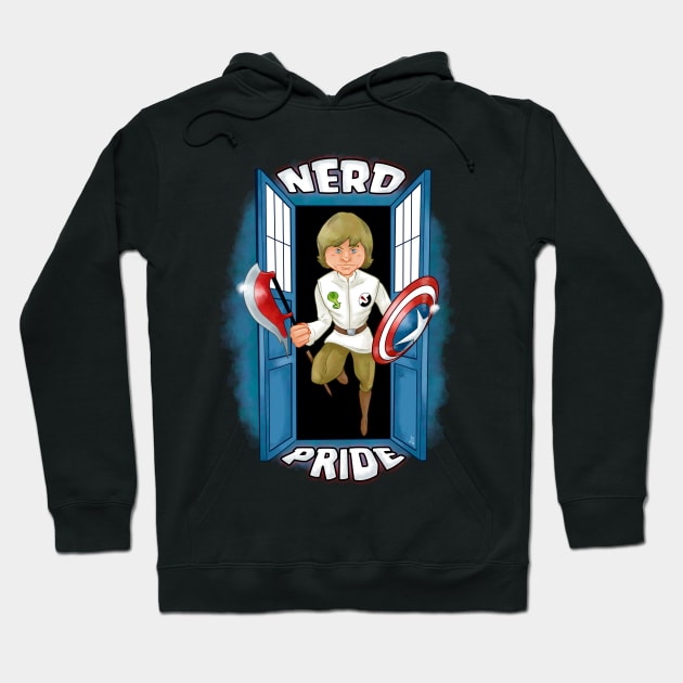 Nerd Pride Hoodie by rednessdesign